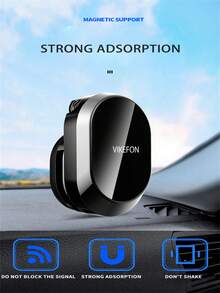 VIKEFON 1080° Rotation Foldable Car Magnetic Phone Holder Universal Air Vent Mount GPS Compatible With Iphone Samsung In Car Phone Stand - Multicolor - View 9