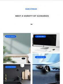 VIKEFON 1080° Rotation Foldable Car Magnetic Phone Holder Universal Air Vent Mount GPS Compatible With Iphone Samsung In Car Phone Stand - Multicolor - View 10