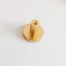 12入組/盒金色圓形櫥櫃把手附螺絲，適用於梳妝台抽屜、櫥櫃、辦公桌抽屜和櫥門 - 金色 - 查看 8