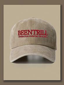 1入BEENRILL字母印花休閒棒球帽，帶彎邊，適用於春秋季戶外防曬帽，男女兼用，適合健行 - 彩色 - 查看 18