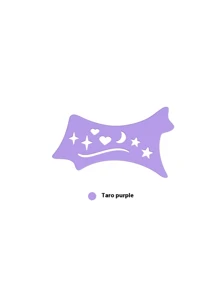 1pc Makeup Hollow Pattern Eyeliner Stencil, Matte Highlighter Brow Card Makeup Silicone Eyeshadow Tool - Multicolor - View 9