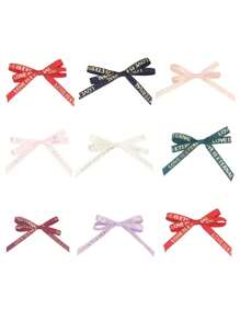 10 件黑色丝带蝴蝶结蛋糕装饰、丝绸蛋糕裙、毕业蛋糕装饰、生日派对桌面装饰、生日蛋糕装饰 Balletcore 生日蛋糕装饰黑色蝴蝶结丝带蛋糕装饰，适合生日派对、婚礼派对 - 彩色 - 查看 20