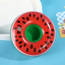 1pc Creative Inflatable Drink Holders, Floating Inflatable Cup Holders Beverage Coasters, Suitable For Pool Party Festival, Make Pool Parties Fun And Exciting With This Inflatable Drinks Holder!, Beach Essentials, Beach Accessories