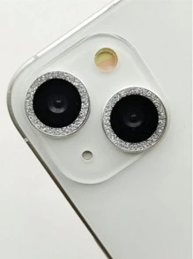 水钻相机镜头保护膜套装适用于 Phone 12/12 Mini/12 Pro/12 Pro Max、Phone 13/13 Mini/13 Pro/13 Pro Max、Phone 11/11 Pro/11 Pro Max、Phone 14/14 Puls/14 Pro/14 Pro Max、Phone 15/15 Puls/15 Pro/15 Pro Max，镶嵌仿钻装饰相机盖钢化玻璃保护盖，彩色仿钻