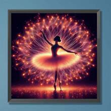 1pc 40*40cm/15.8*15.8in Frameless DIY 5D Diamond Painting Kit, Women Model Pattern Full Drill Round Diamond Art Embroidery Cross Stitch Diamond Painting Wall Decor Craft
