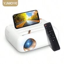YJMOYE Mini Projector With WiFi 1080P Home Theater Movie Projector Portable Outdoor Video Projector Compatible With IOS/Android Phone/Tablet/Laptop/PC/TV Stick/Box/USB Drive/DVD/Game Console - White - View 11