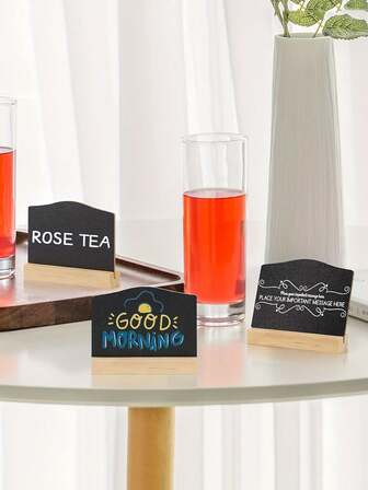 10 piezas Mini Pizarra de Mensaje