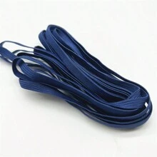 1 pieza de 5 yardas Cinta elástica de 7mm, banda de goma elástica para costura y banda elástica para la cintura. Cuerda elástica para estirar para mascarillas de bricolaje y correa de cordón - Elige colores - Ver 14