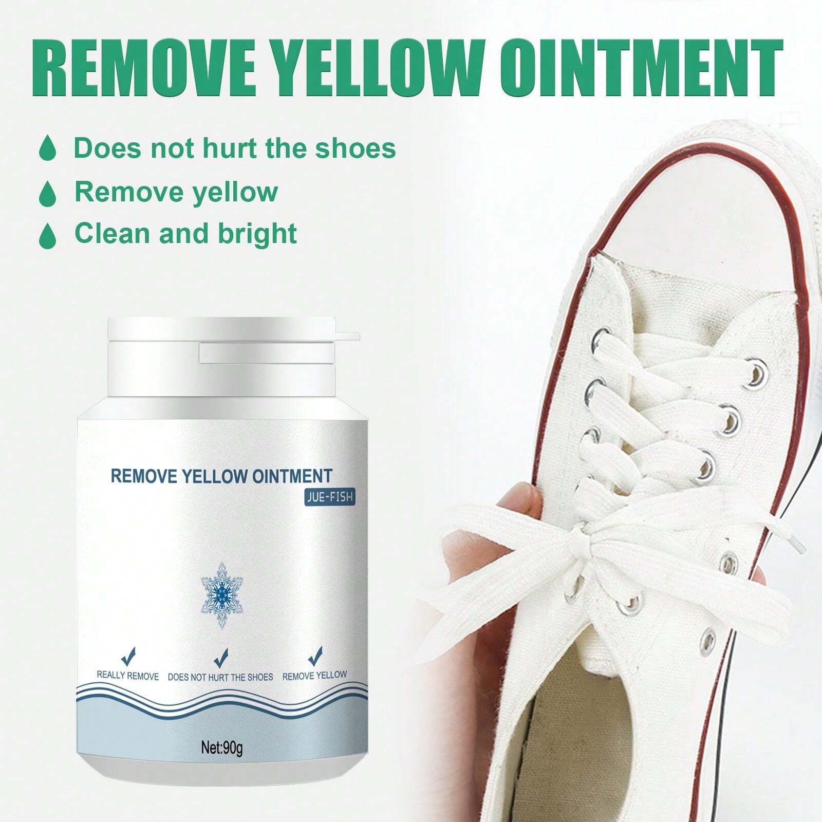 Shoe Stain Remover Gel, Oxidation Removal And Yellowing Prevention For