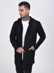 Men Overcoats - Black - View 4