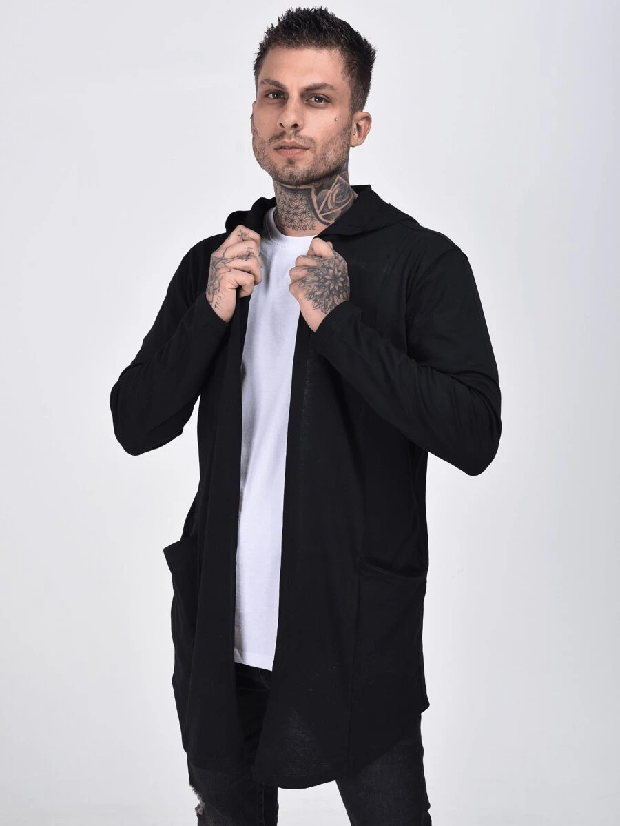 Men Overcoats - Black - View 1