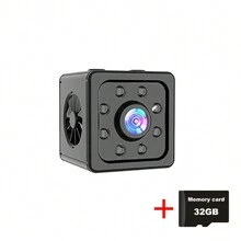Cámara mini WiFi HD 1080P, grabadora de video de voz inalámbrica remota con visión nocturna para vigilancia de seguridad del hogar - Negro - Ver 11