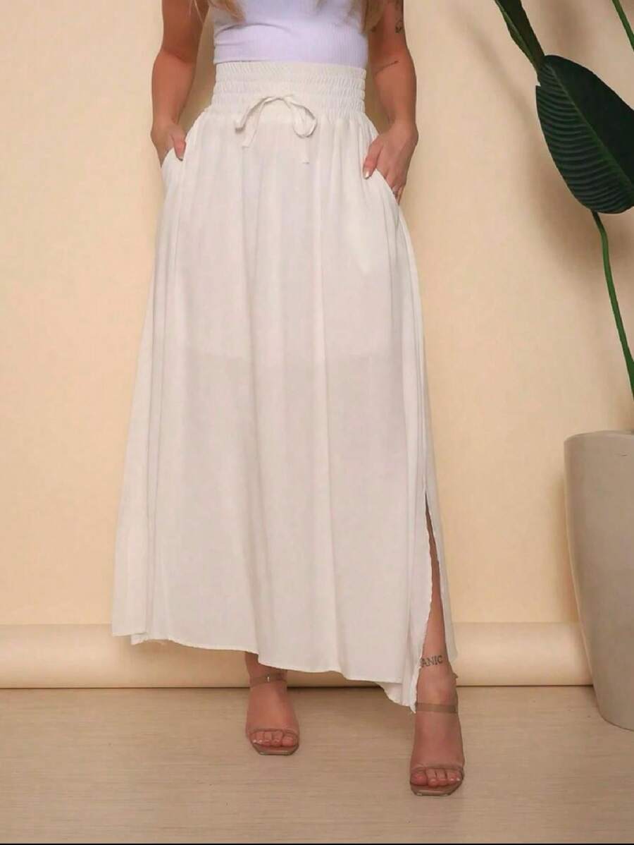 Women Skirts - trắng - Xem 1