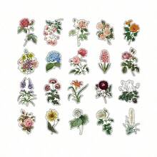 1pack/40pcs Vintage Retro Style Collage Decor Stickers For Scrapbooking, DIY Crafts, Laptop, Phone Etc. - Brown - View 2