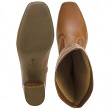 LAZZLU SHOES Women Mid-Calf Boots - Lạc đà - Xem 4