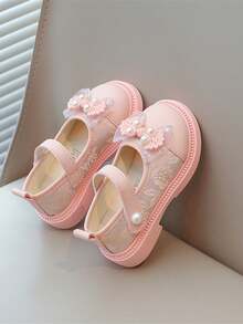Girls' Princess Shoes, New Style For Spring/Autumn 2024, Shoes For Girls - Pink - View 3