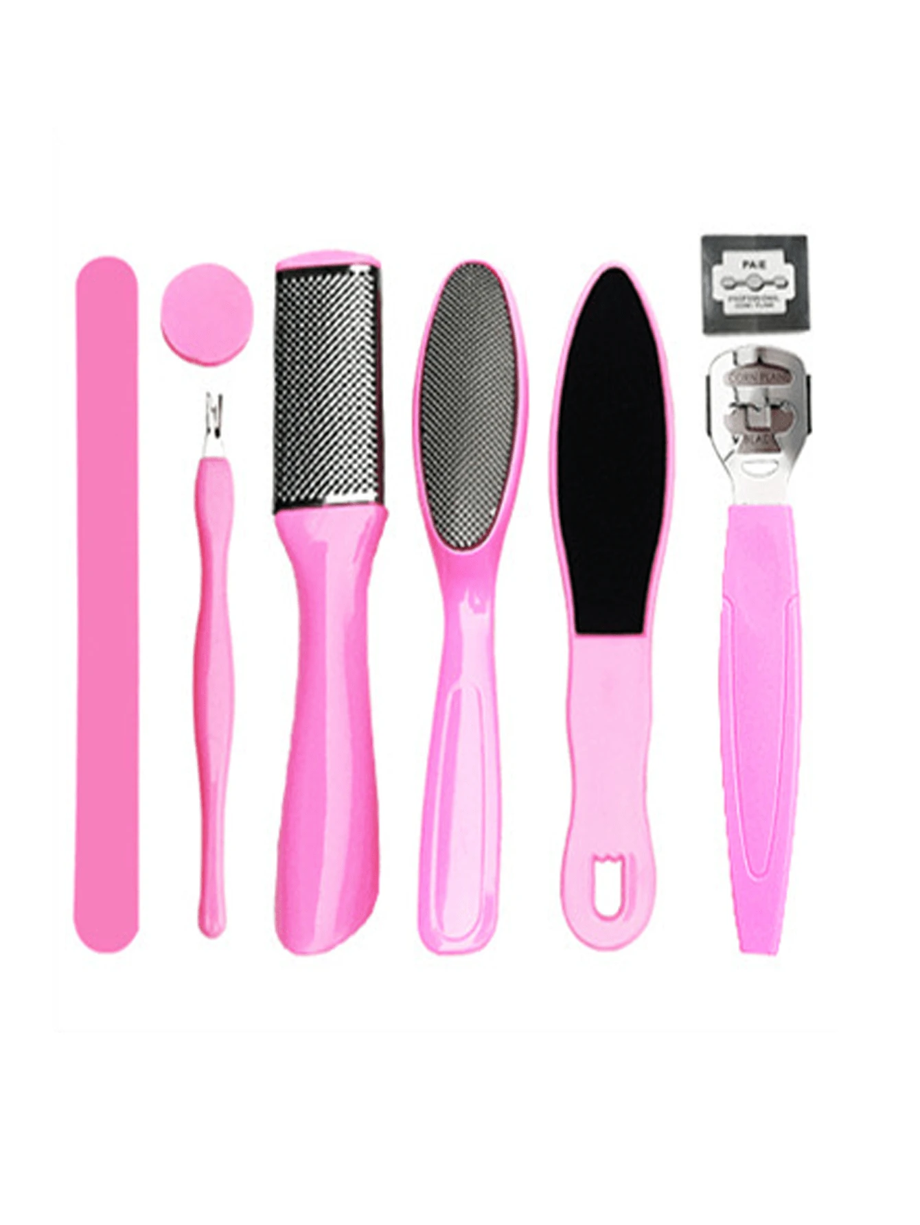 8pcs Pedicure Knife Set Foot Sharpening Razor Foot Sharpening Tool To