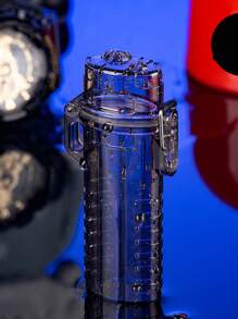 1 件多功能透明防水烟盒打火机支架（兼容 Bic J6 打火机），批发创意礼品，多种颜色，时尚百搭 Y2k