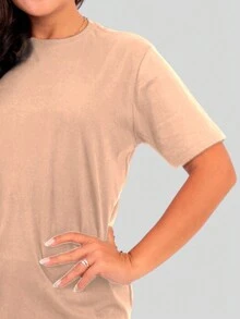 Women T-Shirts - Màu be - Xem 3