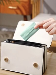 1 件自动伸缩便携式牙线架，适合旅行、聚会、居家使用 - 彩色 - 查看 5