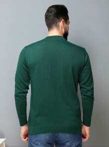 Men Sweaters - Green - View 2