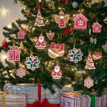 8 món quà xuyên biên giới năm 2024 Bộ bông tuyết màu đỏ mới dành cho ông già Noel và thiên thần nhỏ, Đồ trang trí bằng nhựa mềm PVC cho ngôi nhà, Lời chúc lễ hội, Giáng sinh dễ thương, Trang trí cây thông Noel, Thu hoạch Halloween, Đồ thủ công ngày lễ - Nhiều màu - Xem 6