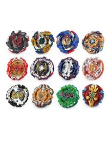 Juguete lanzador Burst Beyblades de 12 piezas con caja de almacenamiento,juguete peonza - Multicolor - Ver 2