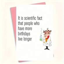 1張生日賀卡，祝福卡，祝您一切順心如意，表達真心的祝願 - 彩色 - 查看 13