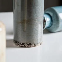 9pcs Ceramic Vase With Different Size, For Living Room Decor, Small Bohemia Decorative Vases For Home Decoration, Modern Minimalism Vases For Wedding Decoration,Home Decor,Flower Vase,Centerpiece,Table Decor Gifts Birthday Graduation Glass Vase