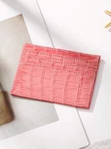 Solid Color Simple Casual Card Case Card Holder Card Holder Wallet Business Card Holder Credit Card Holder Card Holder Women For Women Mini Wallet Card Wallet