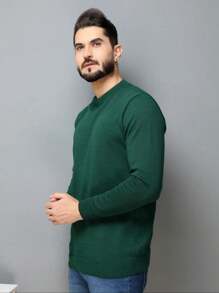 Men Sweaters - Green - View 6