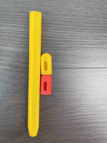 1 pieza Funda protectora de silicona compatible con Apple Pencil 3 lápiz capacitivo con estuche de lápiz USB-C, compatible con lápiz para iPad - Multicolor - Ver 10