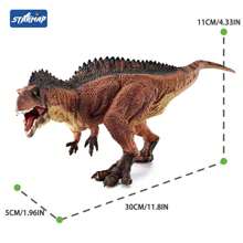 [Tem certificado infantil] Brinquedo modelo de dinossauro realista, estatueta de animal selvagem, brinquedo sensorial e presente de festa, adequado para decoração de quarto de crianças ou meninas e meninos