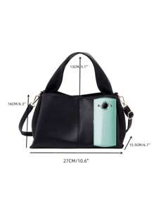 Bolso plegado de moda, bolso de hombro estilo occidental, bolso cruzado