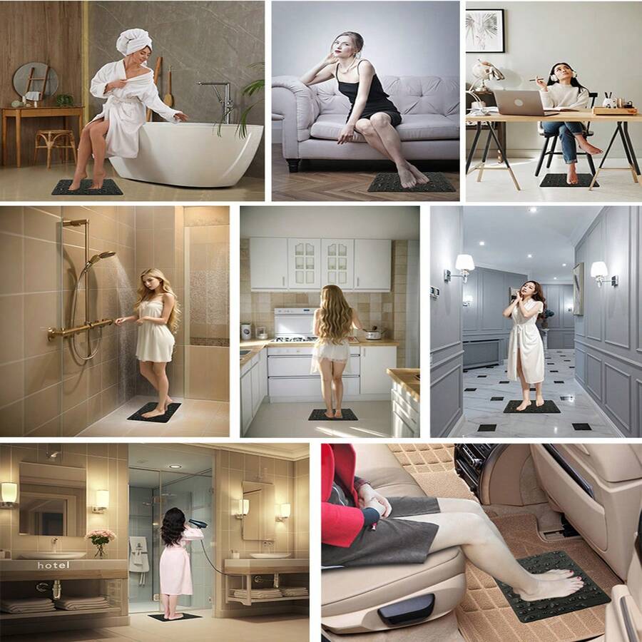 Foot Massage Mat Folding Foam Mat Massage Pebble Mat High Resilience