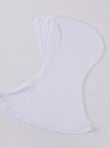 1pc Plain Jersey Under Scarf Cap Hijab - Multicolor - View 9