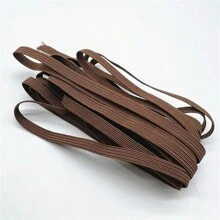 1 pieza de 5 yardas Cinta elástica de 7mm, banda de goma elástica para costura y banda elástica para la cintura. Cuerda elástica para estirar para mascarillas de bricolaje y correa de cordón - Elige colores - Ver 11