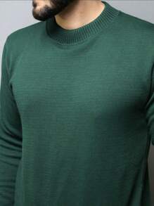 Men Sweaters - Green - View 3