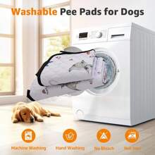 1 Piece Washable Pee Pads For Dogs, Multi-Functional Waterproof Pet Pads, Reusable Dog Pee Pads, Large Waterproof Puppy Pee Pads,  Pet Training Pads For Potty, Crate, Kennel, Couch, Car, For Pets From 5.5lbs-88lbs