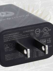 Cargador Moto Tipo C De Pared Con Cable Carga Turbo Negro - Negro - Ver 2