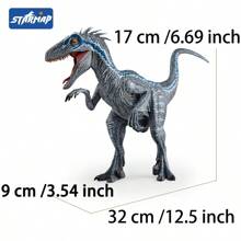 [Tem certificado infantil] Brinquedo modelo de dinossauro realista, estatueta de animal selvagem, brinquedo sensorial e presente de festa, adequado para decoração de quarto de crianças ou meninas e meninos