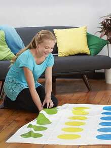 1pc Double Battle Toy Board Game Floor Team Building Twist Game Mat Adult Interactive Indoor Game Props (Random Delivery)