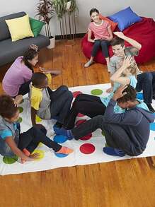 1pc Double Battle Toy Board Game Floor Team Building Twist Game Mat Adult Interactive Indoor Game Props (Random Delivery)