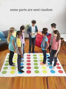 1pc Double Battle Toy Board Game Floor Team Building Twist Game Mat Adult Interactive Indoor Game Props (Random Delivery)