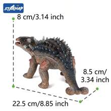 [Tem certificado infantil] Brinquedo modelo de dinossauro realista, estatueta de animal selvagem, brinquedo sensorial e presente de festa, adequado para decoração de quarto de crianças ou meninas e meninos