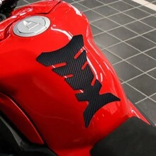 1 Peça Adesivo de Proteção para Tanque de Combustível de Motocicleta em formato de espinha de peixe, Adesivos de Decoração para Estilo de Motocicleta Acessórios Decorativos