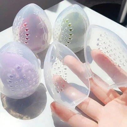 1pc/5pcs/10pcs/Set Makeup Sponge Storage Box, Makeup Organizer, Makeup Holder, Storage, Makeup Organizer, Organizer, Travel, Beauty, Bedroom Accessories, Bed Vanity Accessories, Vanity Organizer Bag, Bags, Makeup Bag, Vanity, Travel, Make Up Bag, Storage, Makeup Organizer, Toiletry Bag, Desk Organiser, Cosmetic Bag, Makeup Pouch, Make Up Organizer, Vanity Accessories, Make Up Pouch, Make Up Bags, Jewellery Box, Pouch, Makeup Brush Holder, Brush Holder, Perfume Organiser, Pouch Bag,Gifts For Women,Christmas Gifts,Gift Ideas For Women,Room Decor