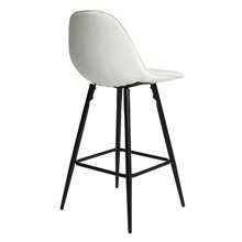 Counter Stools,Set Of 2 Bar Stools With Back And Footrest, Modern Metal Counter Height Barstools For Kitchen Home Bar,25.5" Armless Barstool Chairs