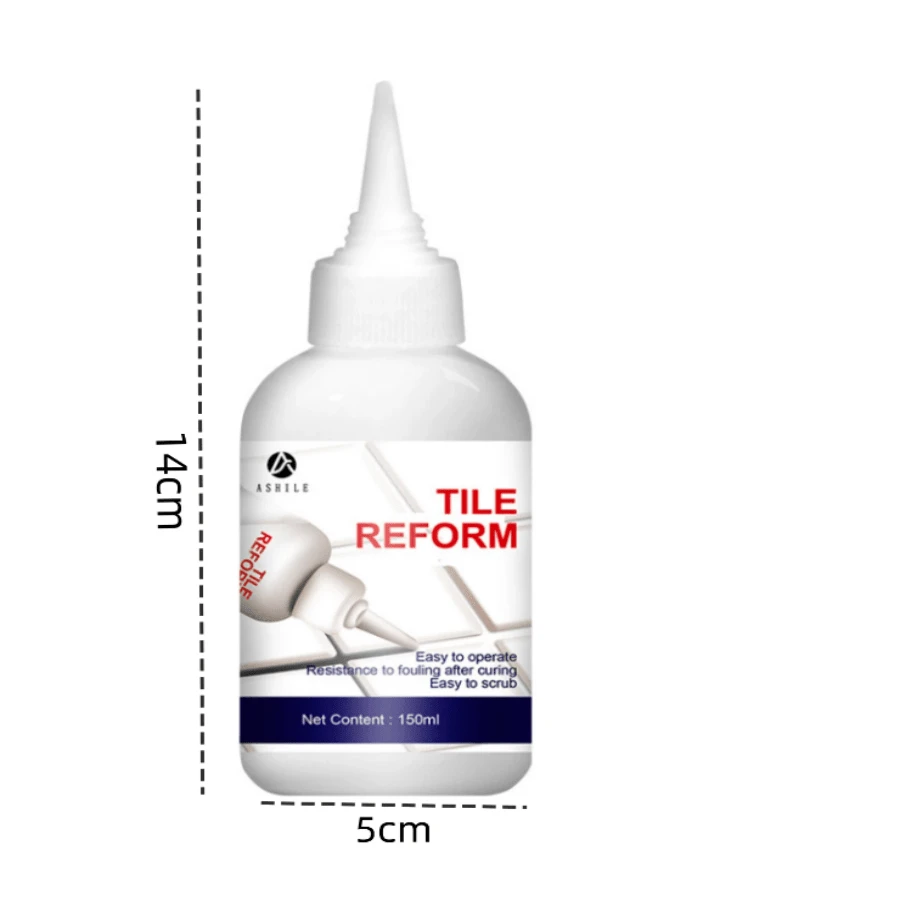 Ceramic Tile Grout Repair Caulk, Waterproof Anti-Mold White Color ...