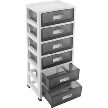 ZhdnBhnos LINSIE Craft Organizers And Storage, 6 Drawer Cart Storage Tower,Rolling Storage Cart For Classroom Supplies,Storage Organizer For Art Supplies,Top Organizer,Rolling Cabinet For Home,Office,Organizer Cart The Best Gift/Present For Family&Friends Happy Christmas - Nhiều màu - Xem 1